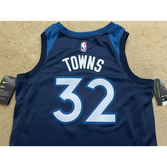 Nike Minnesota Timberwolves Karl Towns Swingman NBA Jersey 864491-420 Size S 40 - Picture 4 of 7